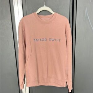 Taylor Swift Pink Crew Neck Sweater